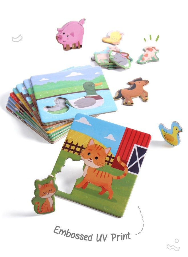 FIRSTCRY INTELLISKILLS مجموعة ألغاز Firstcry Intelliskills Premium Jumbo المكونة من 20 قطعة، تتضمن حيوانات وأطفالًا، لعبة تعليمية وتفاعلية للأولاد والبنات، لعبة ممتعة وتحدّيّة لتنمية القدرات الذهنية، مناسبة للأطفال من عمر 4 سنوات فما فوق، هدية مثالية لأعياد الميلاد - Image 2